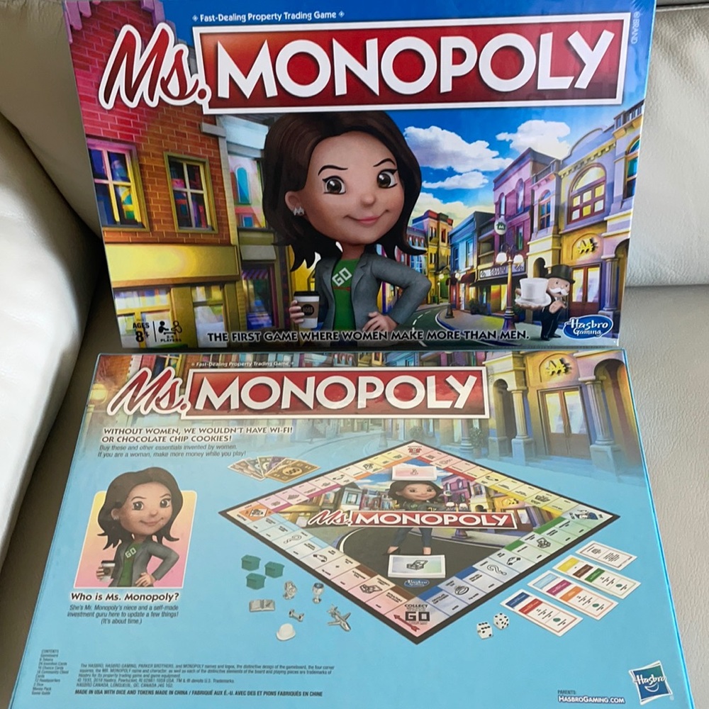 Ms. Monopoly board game
